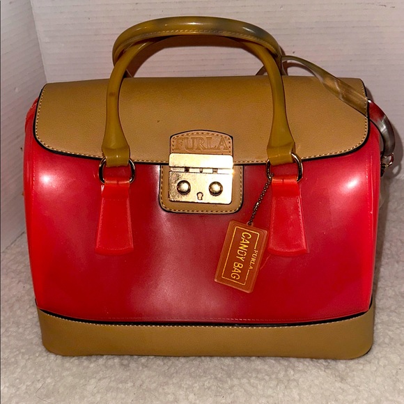 Furla Bag in Pink and tan Candy bag - Picture 1 of 15